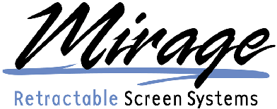 Logo for Mirage Retractable Screen Systems